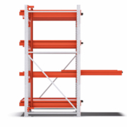 schubfach schwerlastregal flex 2 3 auszug 1100mm staender seitenansicht schubfach schwerlastregal flex 2 3 auszug 1100mm staender seitenansicht