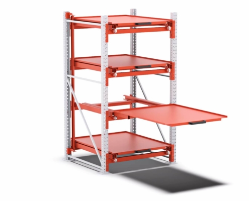 schubfach schwerlastregal flex vollauszug 1100mm staender ansicht 01 schubfach schwerlastregal flex vollauszug 1100mm staender ansicht 01