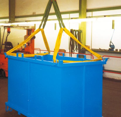 bartels Klappbodenbehälter Klappbodenbehälter mit Kranösen