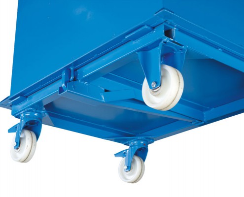 Bartels Klappbodenbehälter Klappbodenbehälter, automatische Auslösung