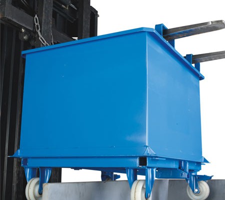 Bartels Klappbodenbehälter Klappbodenbehälter - Entleervorgang