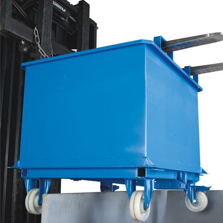 Bartels Klappbodenbehälter Klappbodenbehälter - Entleervorgang