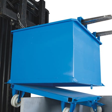 Bartel Klappbodenbehälter Klappbodenbehälter - Entleervorgang