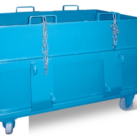 Bartels Klappbodenbehälter Klappbodenbehälter mit Adapterblech nach Kundenwunsch