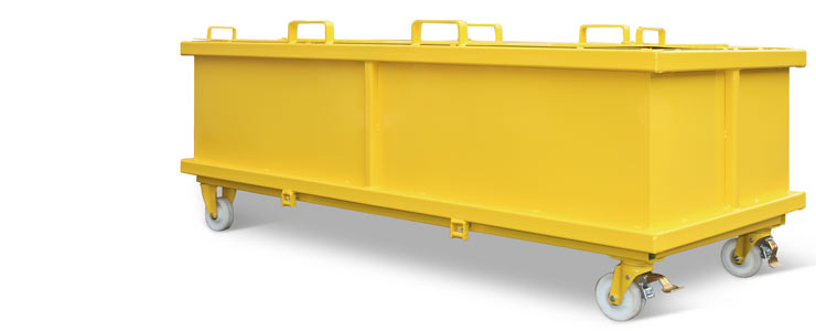 Bartels Klappbodenbehälter Klappbodenbehälter, verstärkte Ausführung mit Deckel