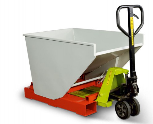 Selbstkipper, leicht - mit Hubwagen verfahrbar