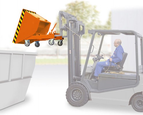 Selbstkipper, leicht - Kippvorgang