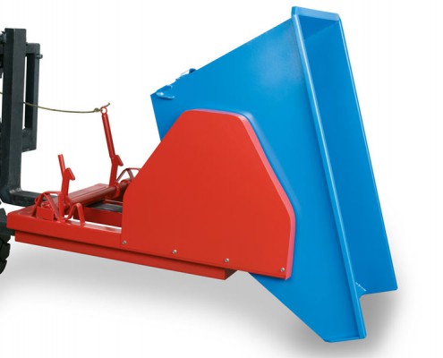 Selbstkipper mit Seitenschutz, gekippt